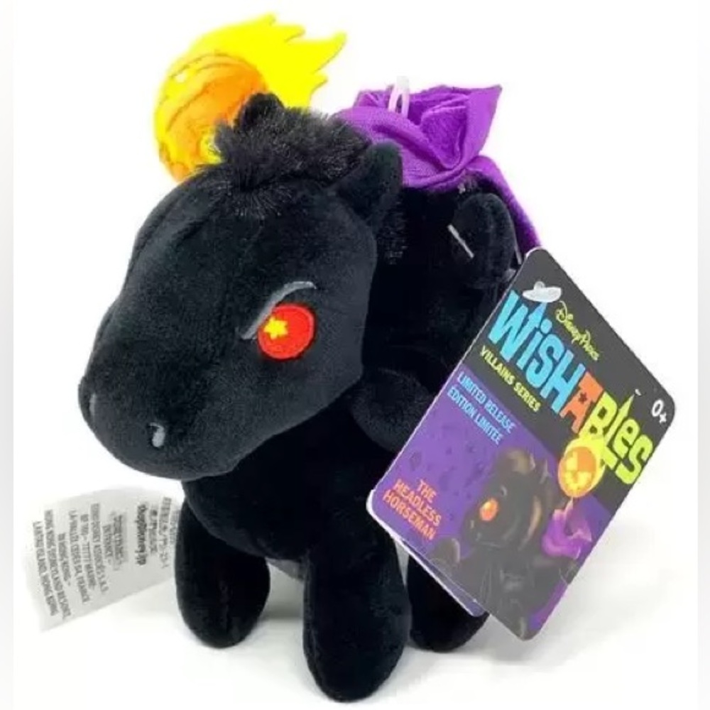 Headless Horseman Disney Parks Wishables Plush – Disney Villains – Micro 5''